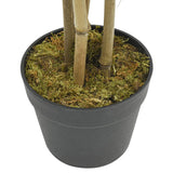 VidaXL kunstig plante bambus 552 blade 120 cm grønne