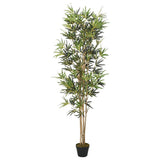 Vidaxl kunstplant bamboe 1104 bladeren 180 cm grøn