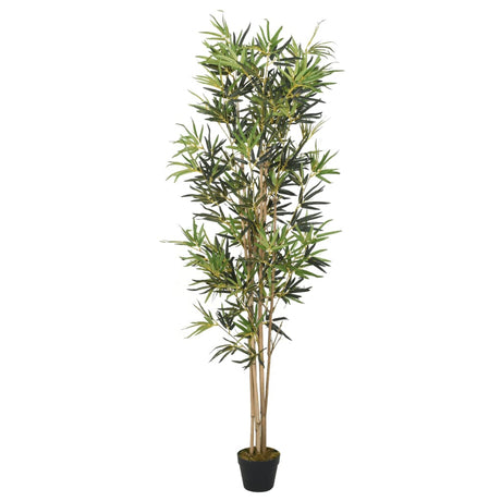 Vidaxl kunstplant bamboe 1104 bladeren 180 cm grøn