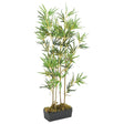 VidaXL kunstig plante bambus 552 blade 120 cm grønne