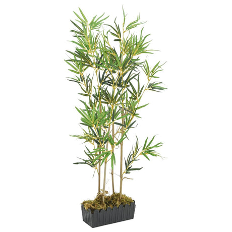VidaXL kunstig plante bambus 552 blade 120 cm grønne