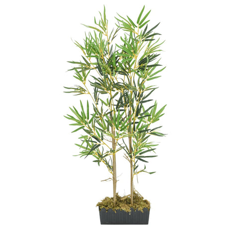 VidaXL kunstig plante bambus 552 blade 120 cm grønne