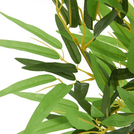 VidaXL kunstig plante bambus 368 blade 80 cm grønne