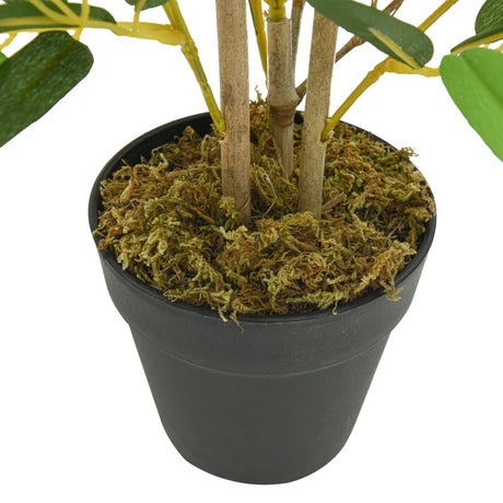 VidaXL kunstig plante bambus 368 blade 80 cm grønne