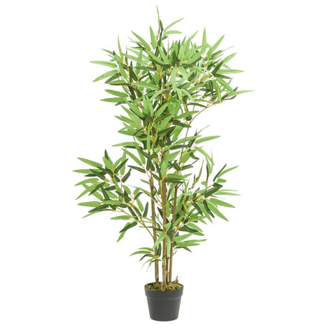 VidaXL kunstig plante bambus 552 blade 120 cm grønne