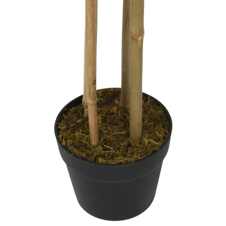VidaXL kunstig plante bambus 760 blade 120 cm grøn