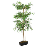 VidaXL kunstig plante bambus 380 blade 80 cm grøn
