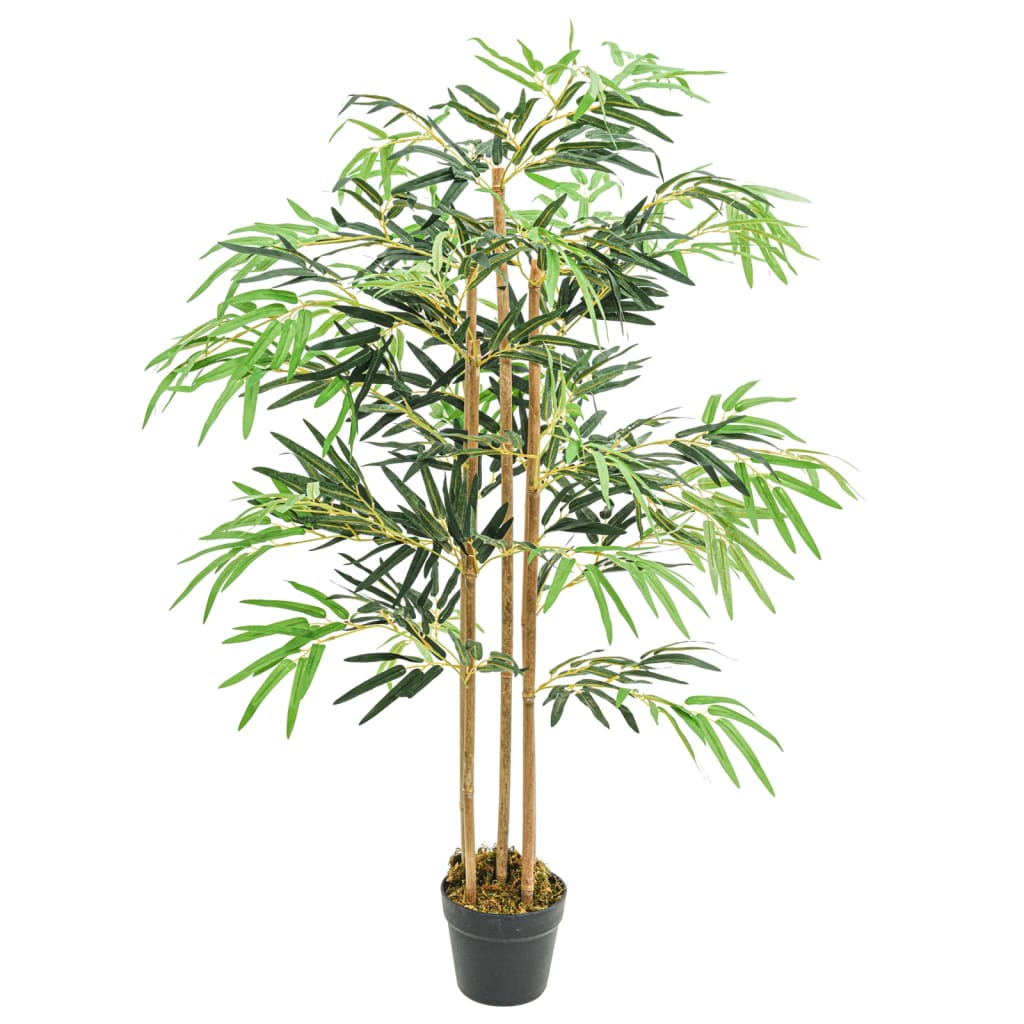 VidaXL kunstig plante bambus 730 blade 120 cm grøn