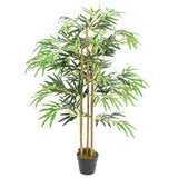 VidaXL kunstig plante bambus 730 blade 120 cm grøn