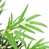 VidaXL kunstig plante bambus 730 blade 120 cm grøn