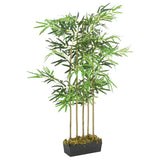 VidaXL kunstig plante bambus 730 blade 120 cm grøn