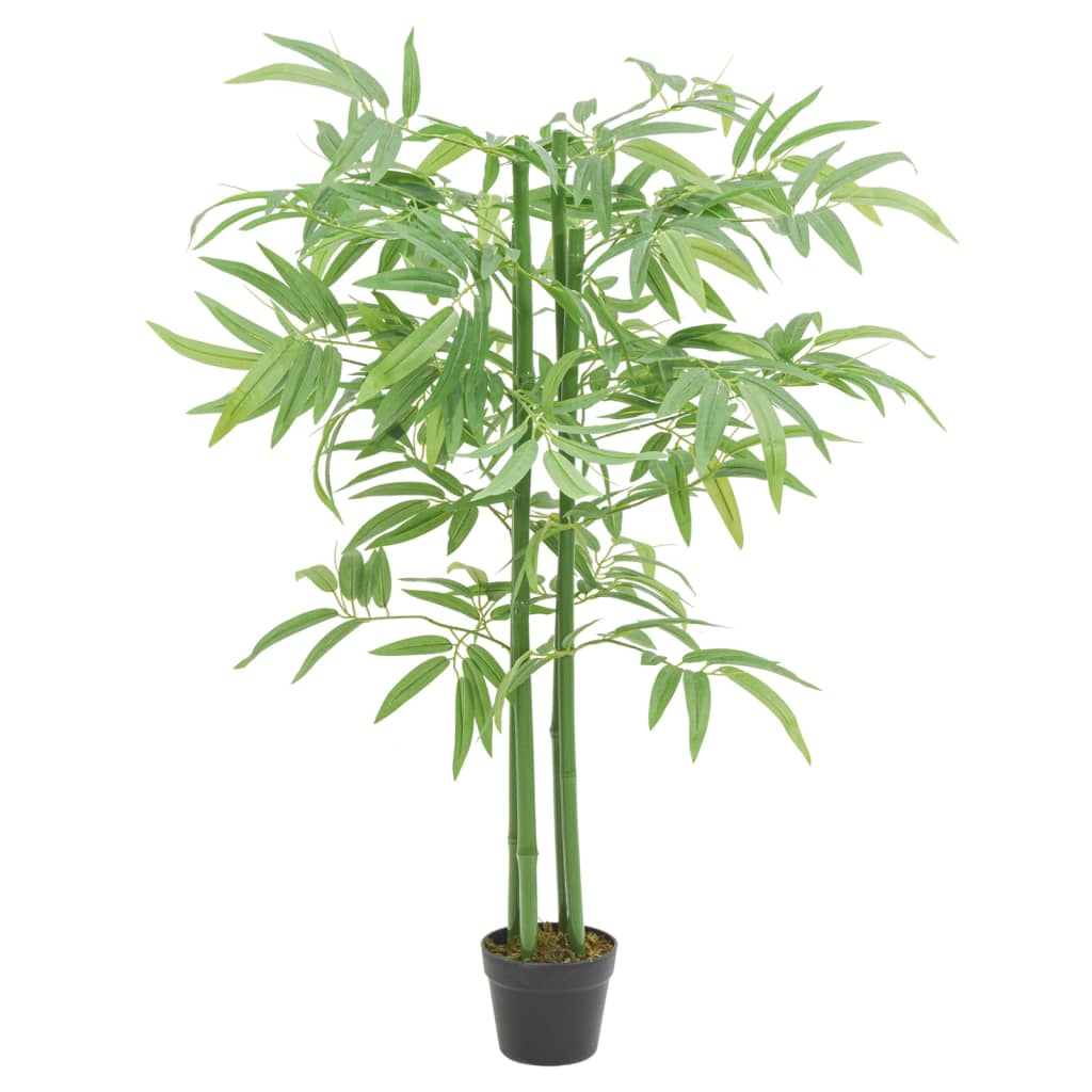 VidaXL kunstig plante bambus 384 blade 120 cm grøn
