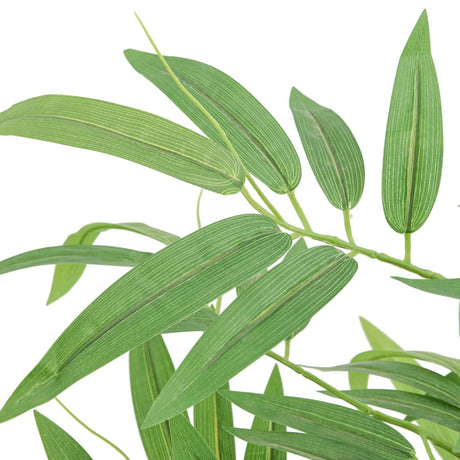 VidaXL kunstig plante bambus 384 blade 120 cm grøn
