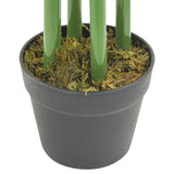 VidaXL kunstig plante bambus 384 blade 120 cm grøn