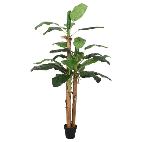 VidaXL kunstig plante banantræ 18 blade 150 cm grøn