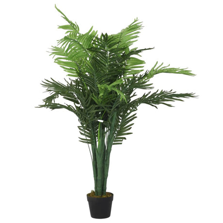 VidaXL kunstig plante palme 28 blade 120 cm grøn