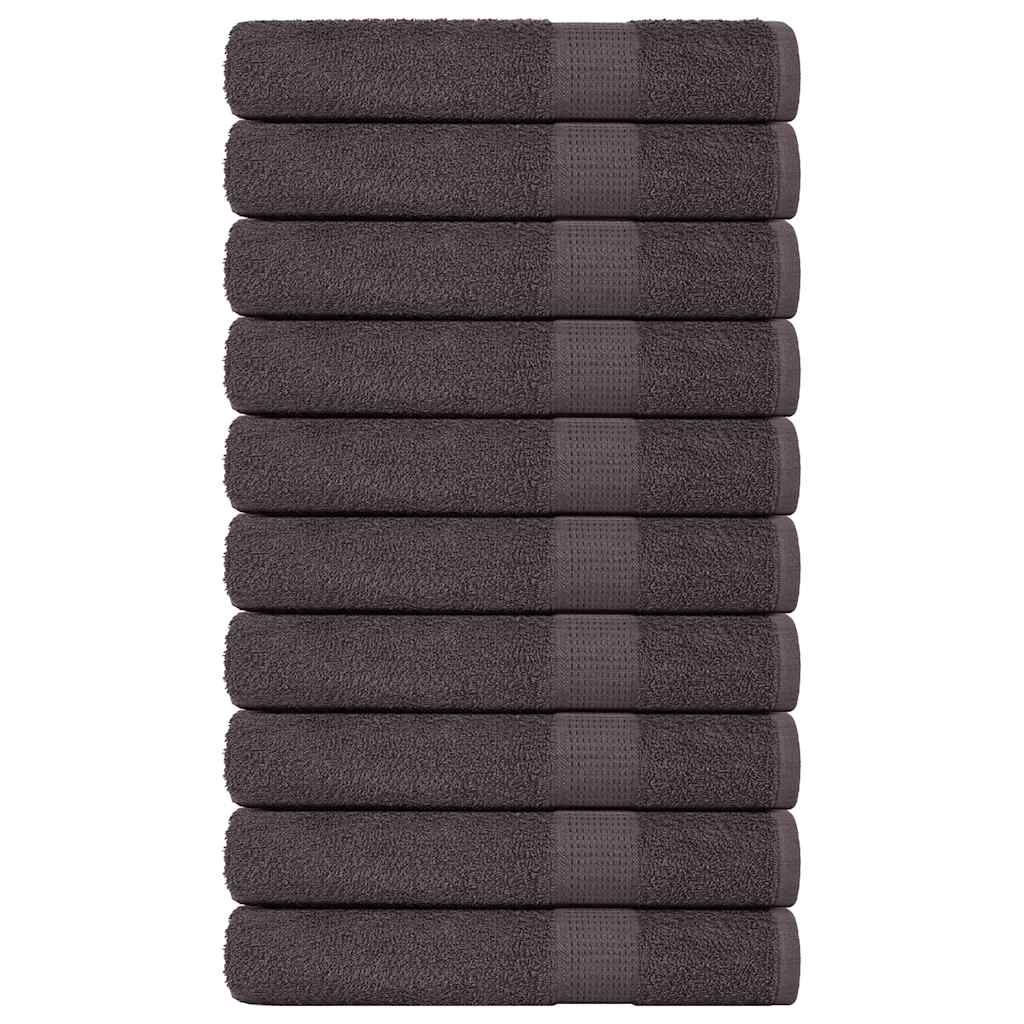 Vidaxx saunahåndklæder frogn 10 stk 80x200 cm 360 g m² antracit