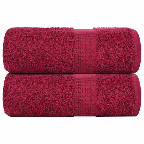 Vidaxx vaskeklude frø 2 stk 30x30 cm 360 g m² bordeaux