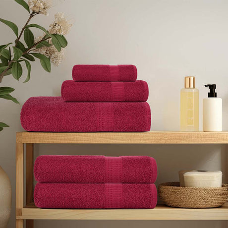 Vidaxx håndklæder frø 2 stk 50x100 cm 360 g m² bordeaux