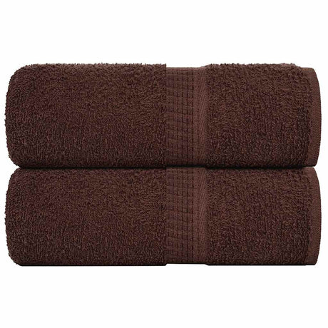 Vidaxx vaskeklude frø 2 stk 30x30 cm 360 g m² brun