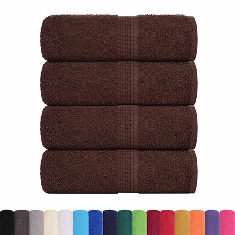 Vidaxx vaskeklude frø 4 stk 30x30 cm 360 g m² brun