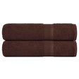 Vidaxx håndklæder frø 2 stk 50x100 cm 360 g m² brun