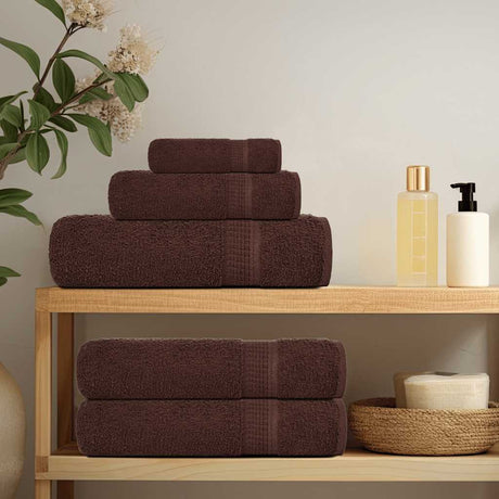 Vidaxx håndklæder frø 4 stk 50x100 cm 360 g m² brun