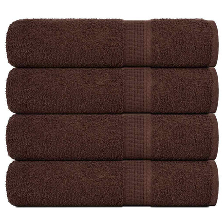 Vidaxx badehåndklæder frogn 4 stk 100x150 cm 360 g m² brun