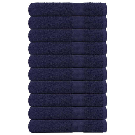 Vidaxx saunahåndklæder frogn 10 stk 80x200 cm 360 g m² marineblå