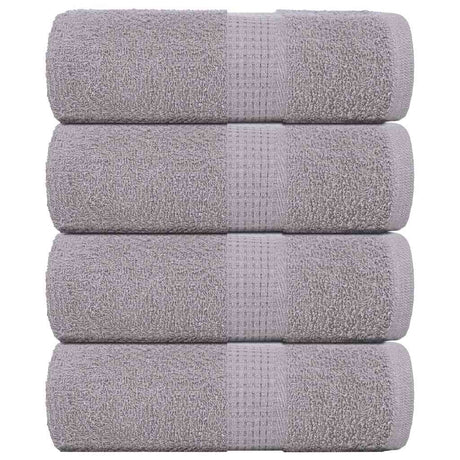 Vidaxx vaskeklude frø 4 stk 30x30 cm 360 g m² grå