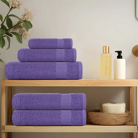 Vidaxx håndklæder frø 4 stk 50x100 cm 360 g m² lilla
