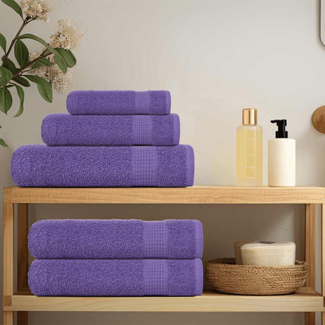 Vidaxx badehåndklæder frogn 2 stk 70x140 cm 360 g m² lilla