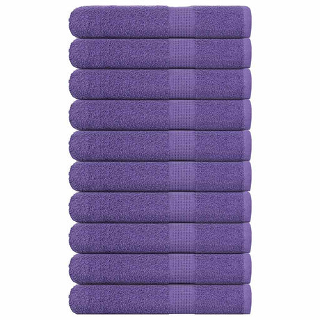 Vidaxx håndklæder frø 10 stk 100x200 cm 360 g m² lilla