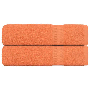 Vidaxx badehåndklæder 2 stk 100x150 cm 360 g m² 100% bomuld orange