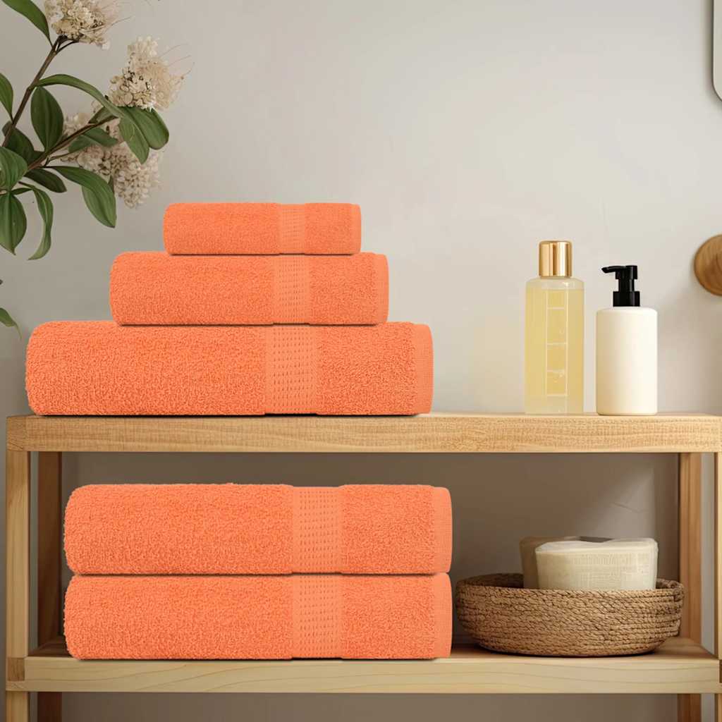 Vidaxx badehåndklæder 2 stk 100x150 cm 360 g m² 100% bomuld orange