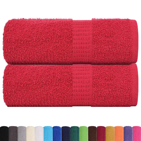 Vidaxx vaskeklude frø 2 stk 30x30 cm 360 g m² rød