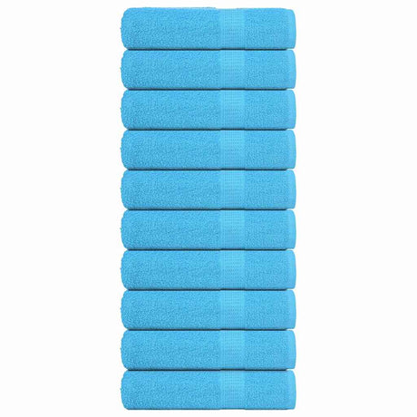Vidaxx badehåndklæder frogn 10 stk 100x150 cm 360 g m² turkis