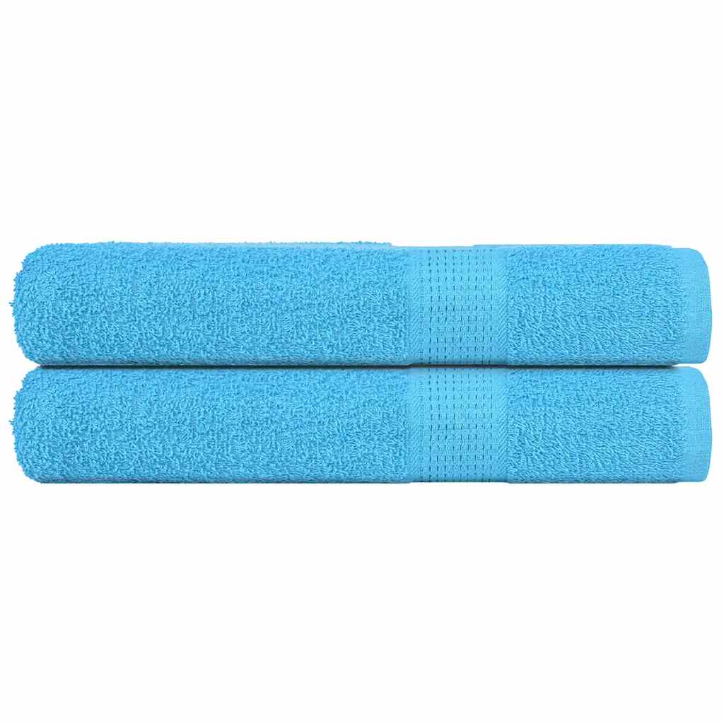 Vidaxx håndklæder frø 2 stk 100x200 cm 360 g m² turkis