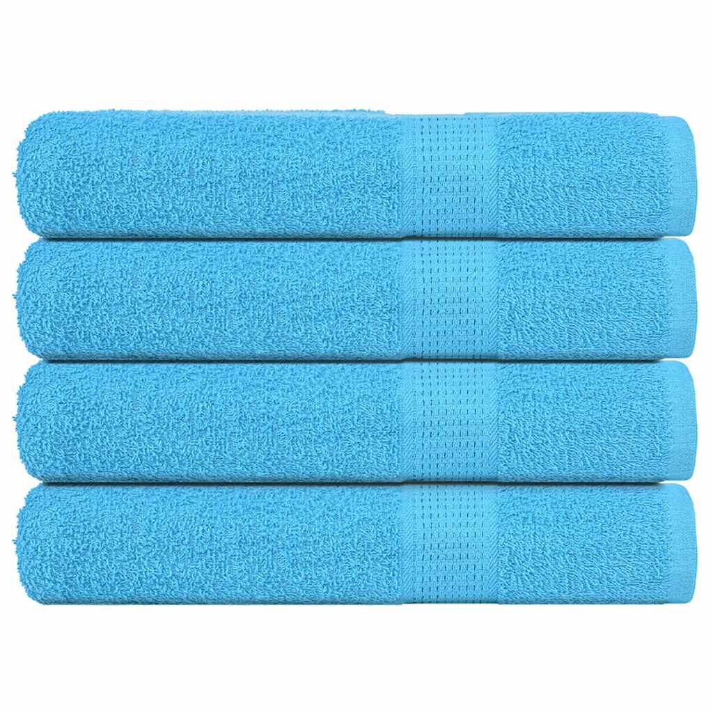 Vidaxx håndklæder frø 4 stk 100x200 cm 360 g m² turkis