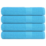 Vidaxx håndklæder frø 4 stk 100x200 cm 360 g m² turkis