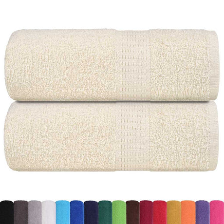 Vidaxx vaskeklude frø 2 stk 30x30 cm 360 g m² creme