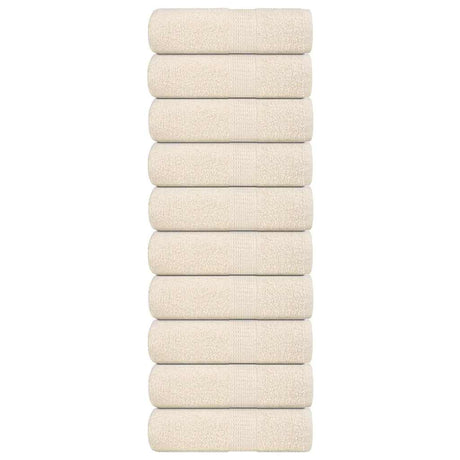 Vidaxx vaskeklude frø 10 stk 30x30 cm 360 g m² creme