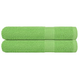 Vidaxx håndklæder frø 2 stk 100x200 cm 360 g m² æblegrøn