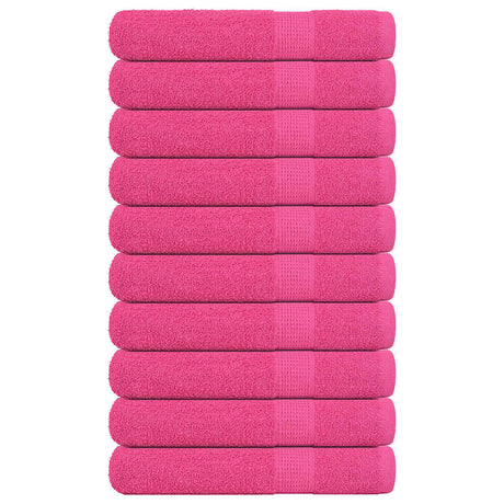 Vidaxx håndklæder frø 10 stk 100x200 cm 360 g m² pink
