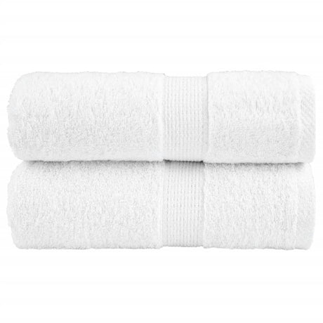 Vidaxx premium vaskeklude solund 2 stk 30x30 cm 600 g m² hvid