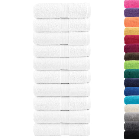 Vidaxl gastendoekjes solund 10 st 600 g m² 30x50 cm wit
