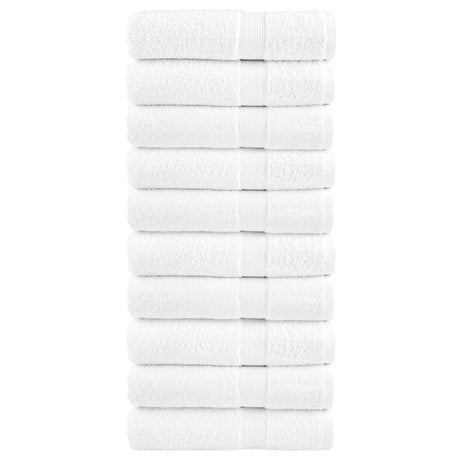 VidaXL håndklæder solund 10 stk 600 g m² 50x100 cm hvid