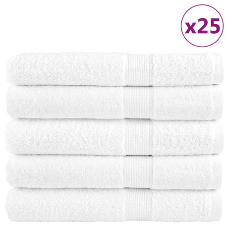 Vidaxx håndklæder solund 25 stk 600 g m² 100x200cm hvid