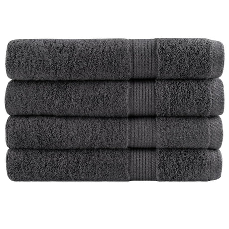 Vidaxx håndklæder solund 4 stk 600 g m² 100x200 cm antracit farve
