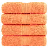 Vidaxx premium vaskeklude solund 4 stk orange 30x30 cm 600 g m2